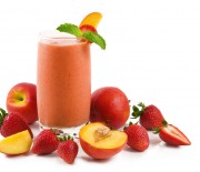 Apple Peach and Strawberry Smoothie Recipe
